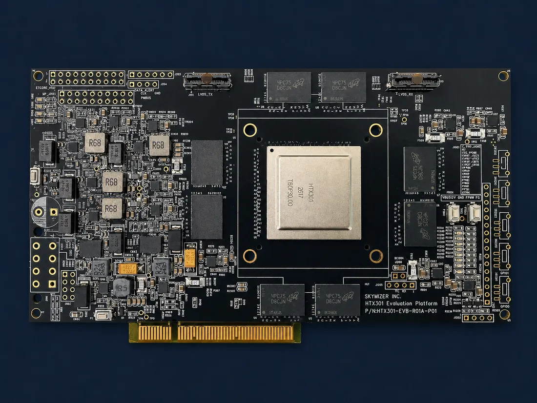 HTX301 EVB front